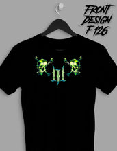 Load image into Gallery viewer, &quot;Die on your Feet Green&quot; Wicked Jester Tee Shirt
