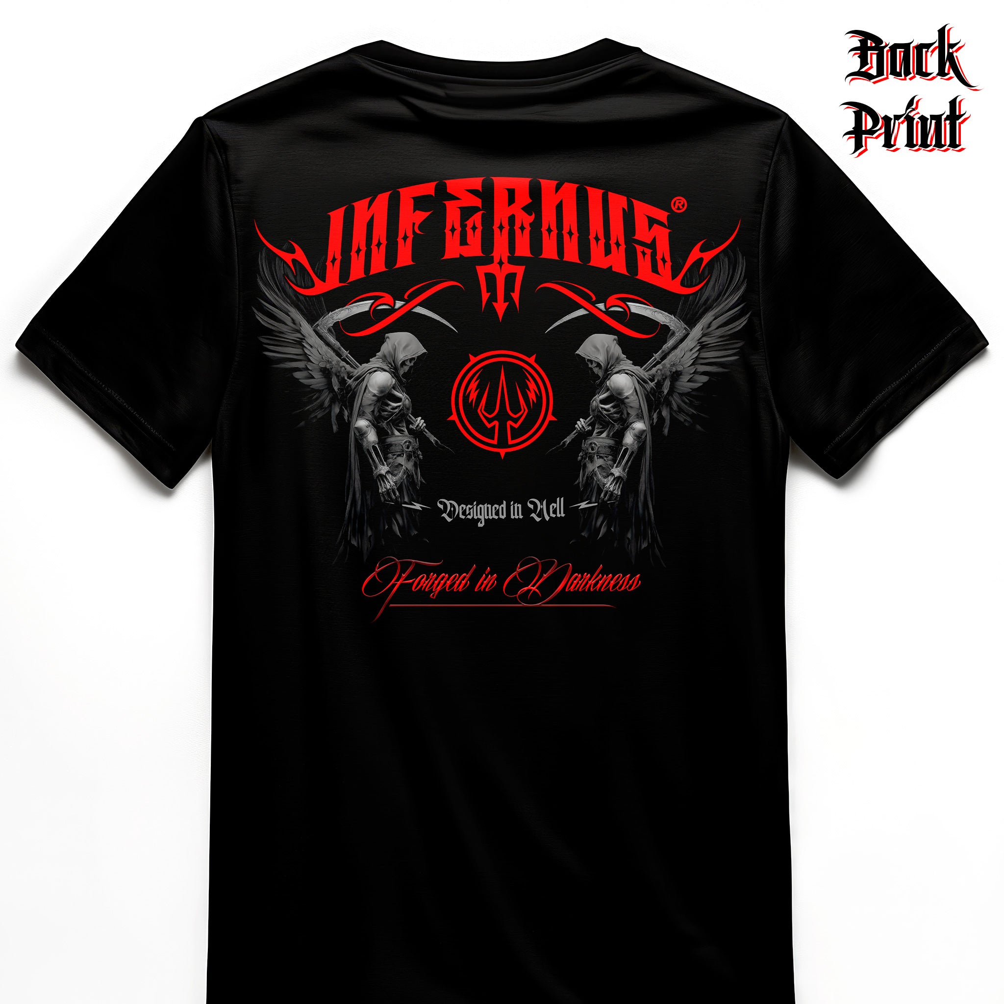 "Knocking on Death's Door" Infernus Premium Horror T-shirt