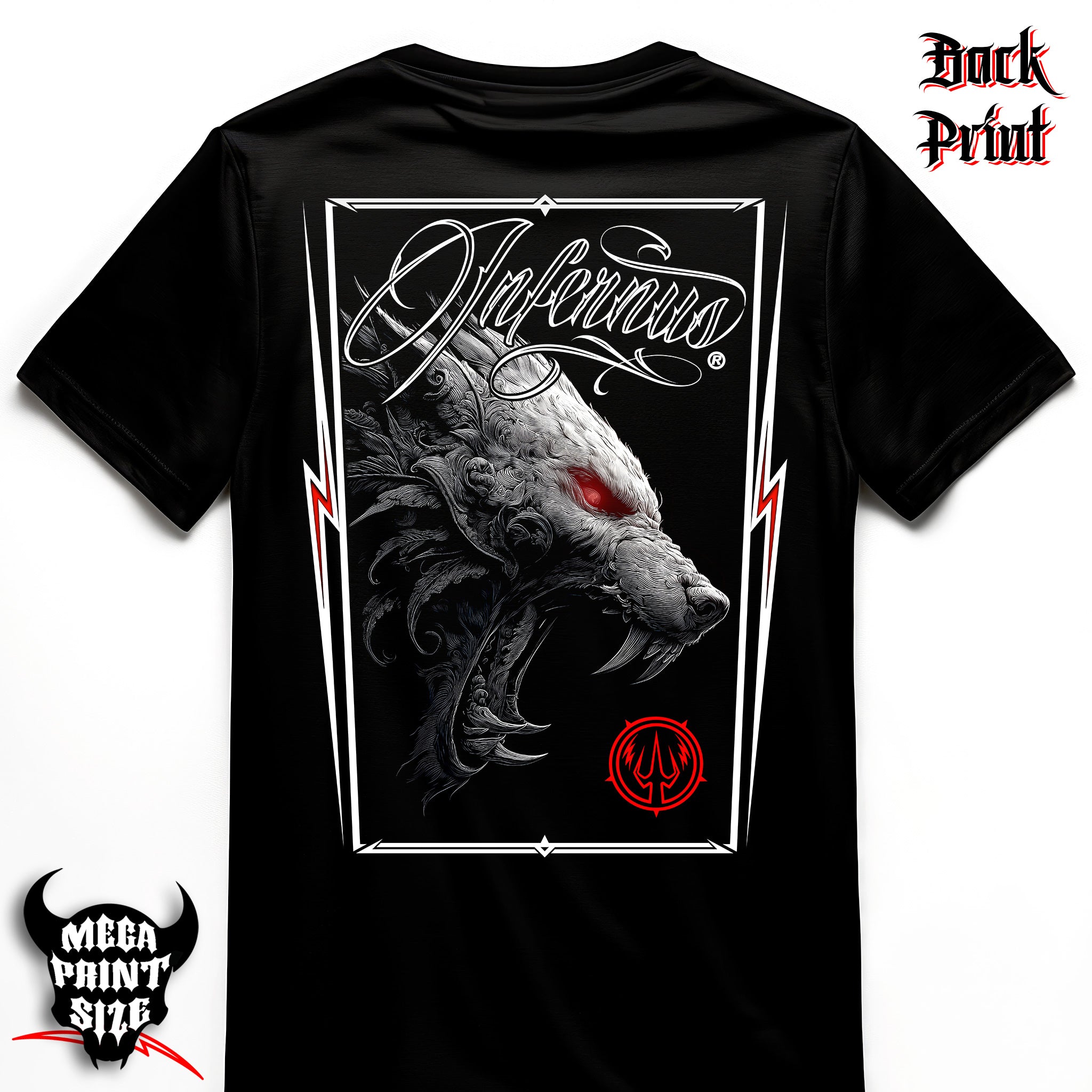 "Aztec Wolf" Infernus Premium Horror T-shirt