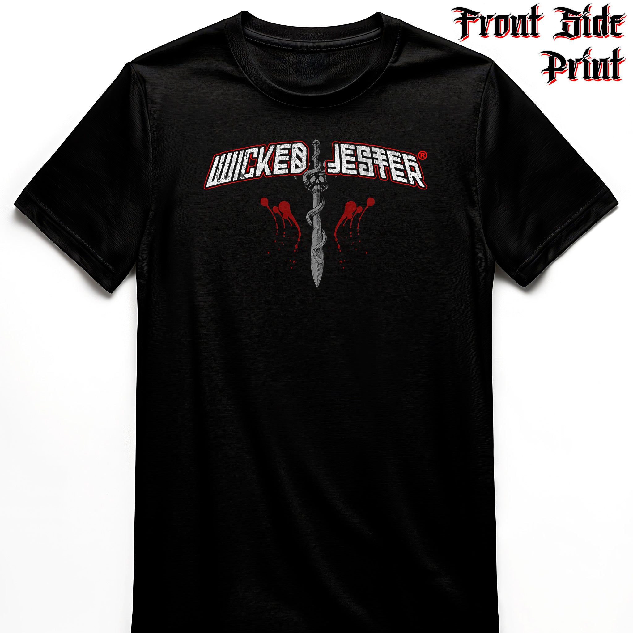 "Bleed in Battle" Wicked Jester Premium T-shirt