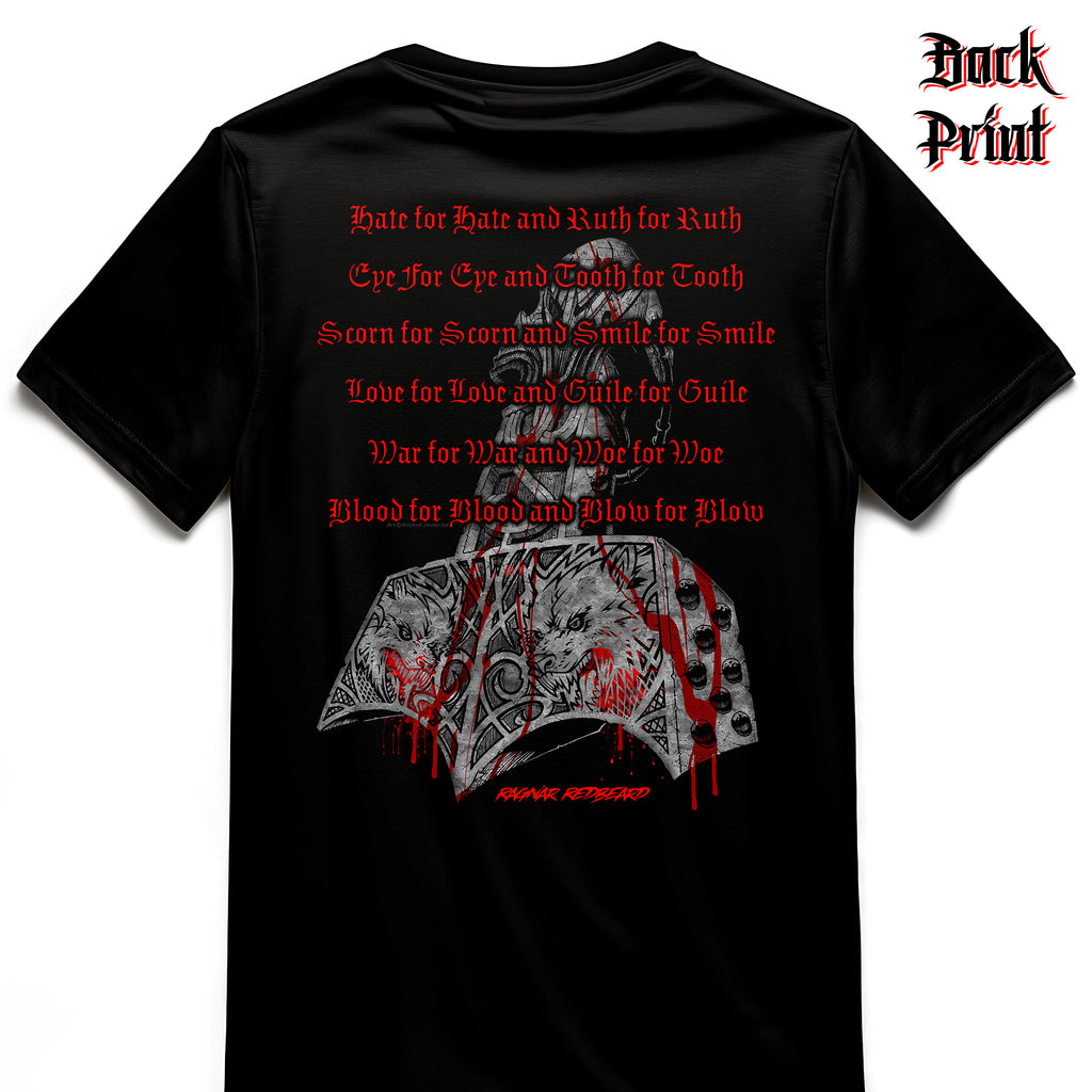 "Blow For Blow" Wicked Jester Premium Viking T-shirt