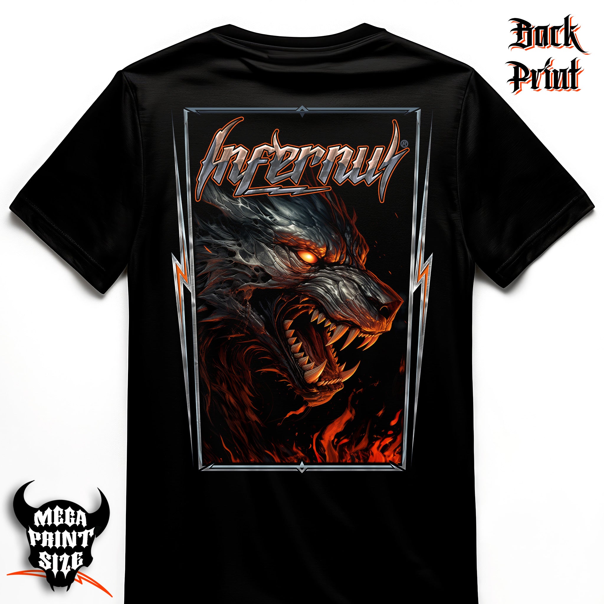 "Chrome Wolf" Infernus Premium Horror T-shirt