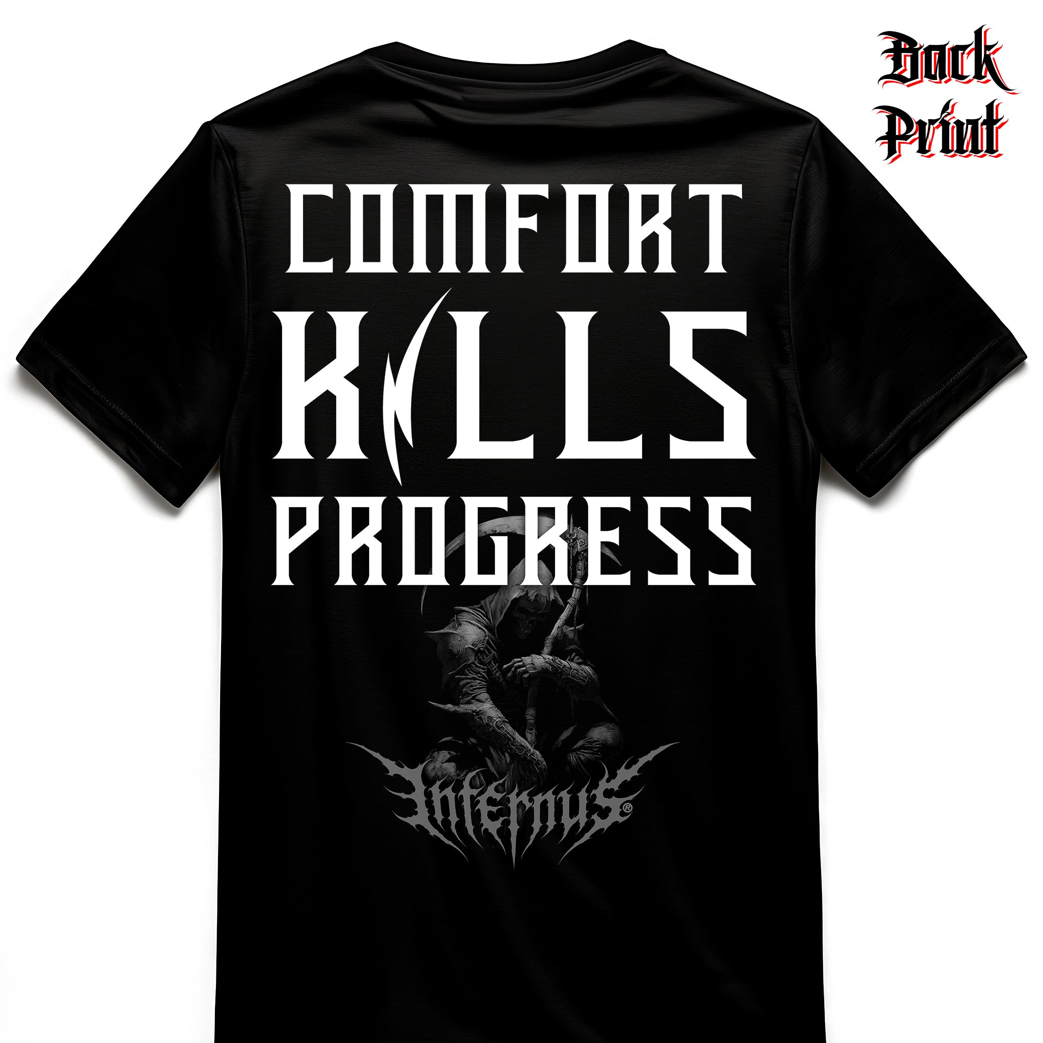 "Comfort Kills" Infernus Premium Quote T-shirt