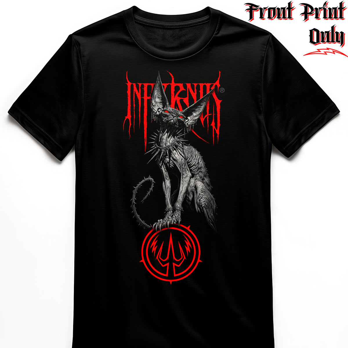 "Crossing Your Path" FRONT-sided Infernus Premium Horror T-shirt