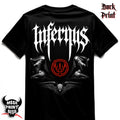 "Crypt Back Logo" Infernus Premium Horror T-shirt