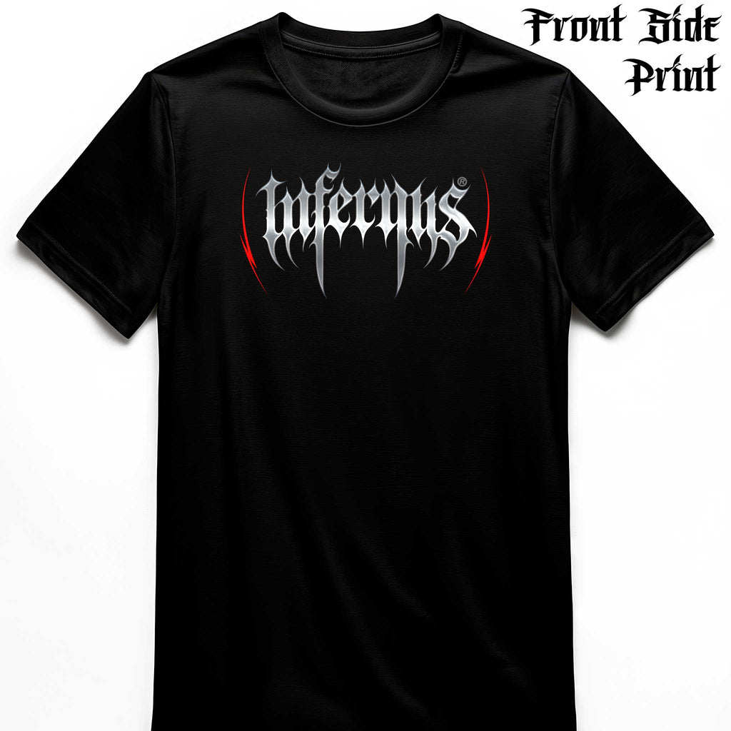 "Crypt Back Logo" Infernus Premium Horror T-shirt