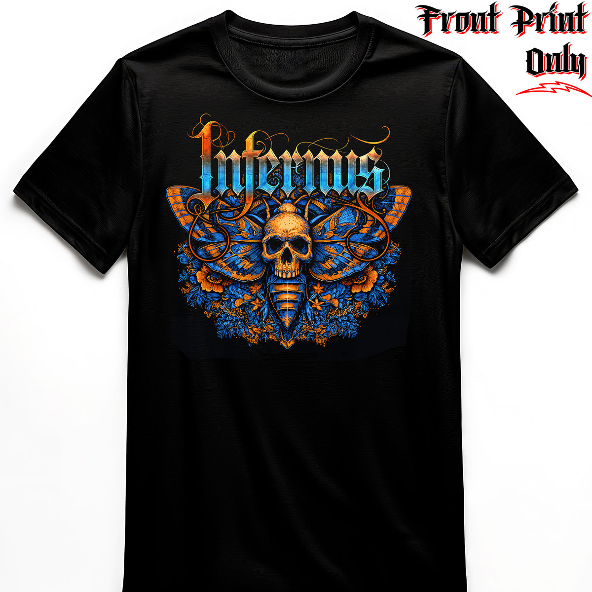 "DeadHead Moth" FRONT-sided Infernus Premium Horror T-shirt