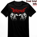 "Demon Wolves" FRONT-sided Infernus Premium Horror T-shirt