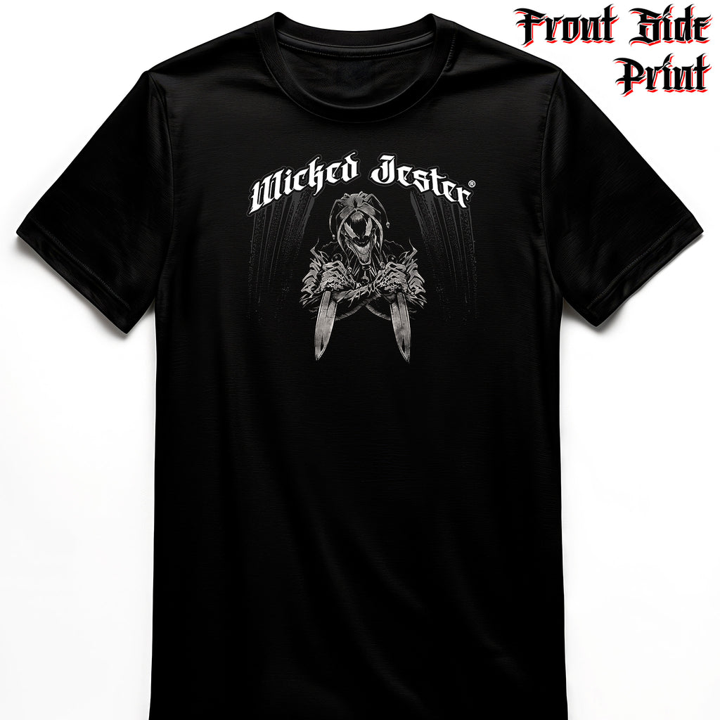 "Die On Your Feet" Wicked Jester Premium T-shirt