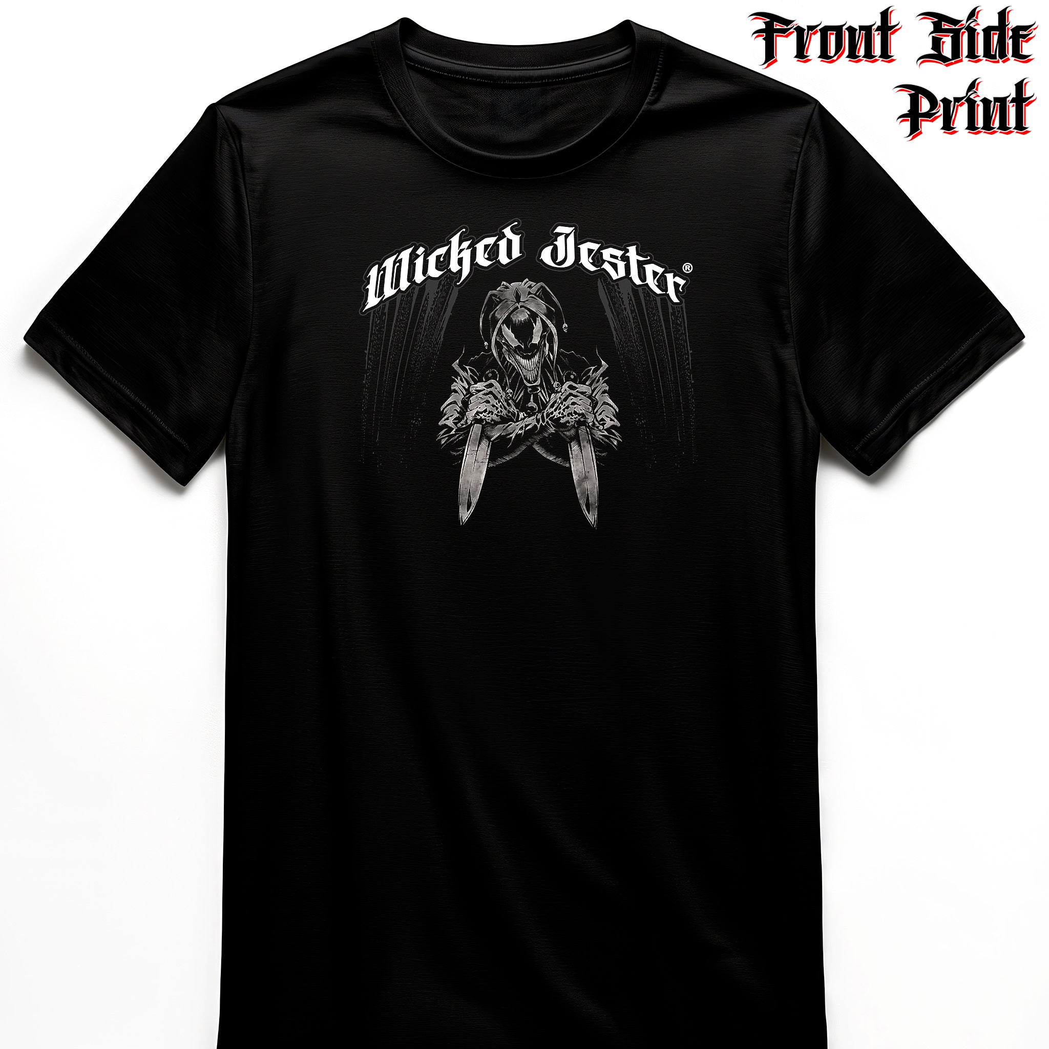 "Die On Your Feet" Wicked Jester Premium T-shirt