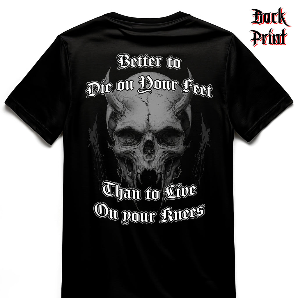 "Die On Your Feet" Wicked Jester Premium T-shirt