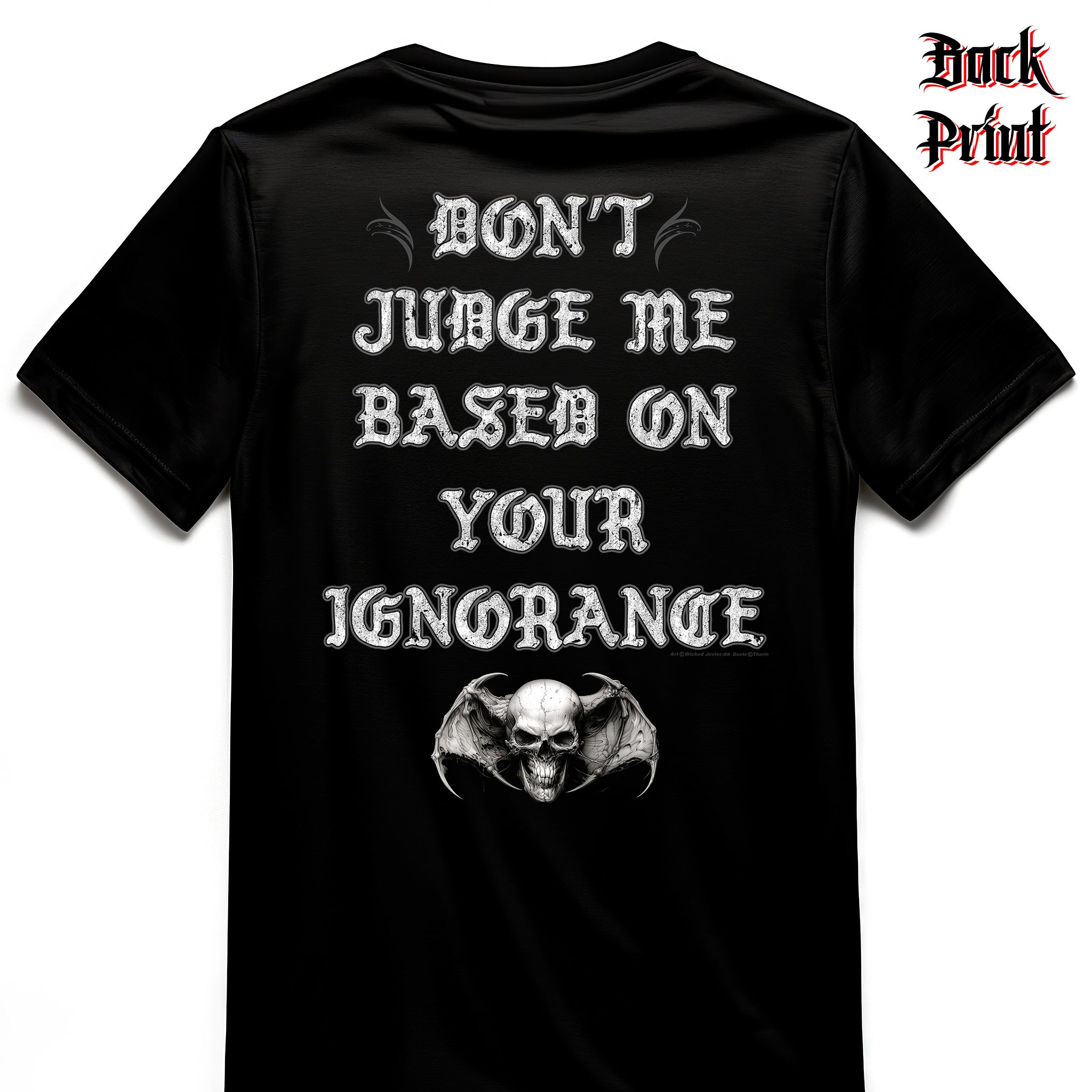 "Don't Judge" Wicked Jester Premium T-shirt
