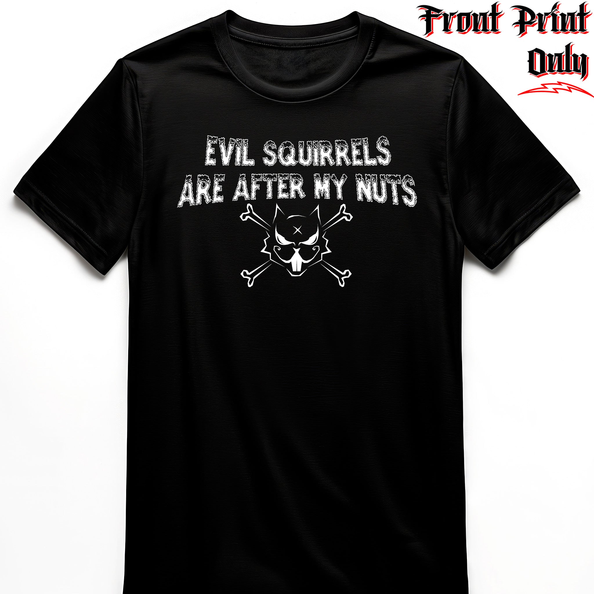 "Evil Squirrels" Word Tee