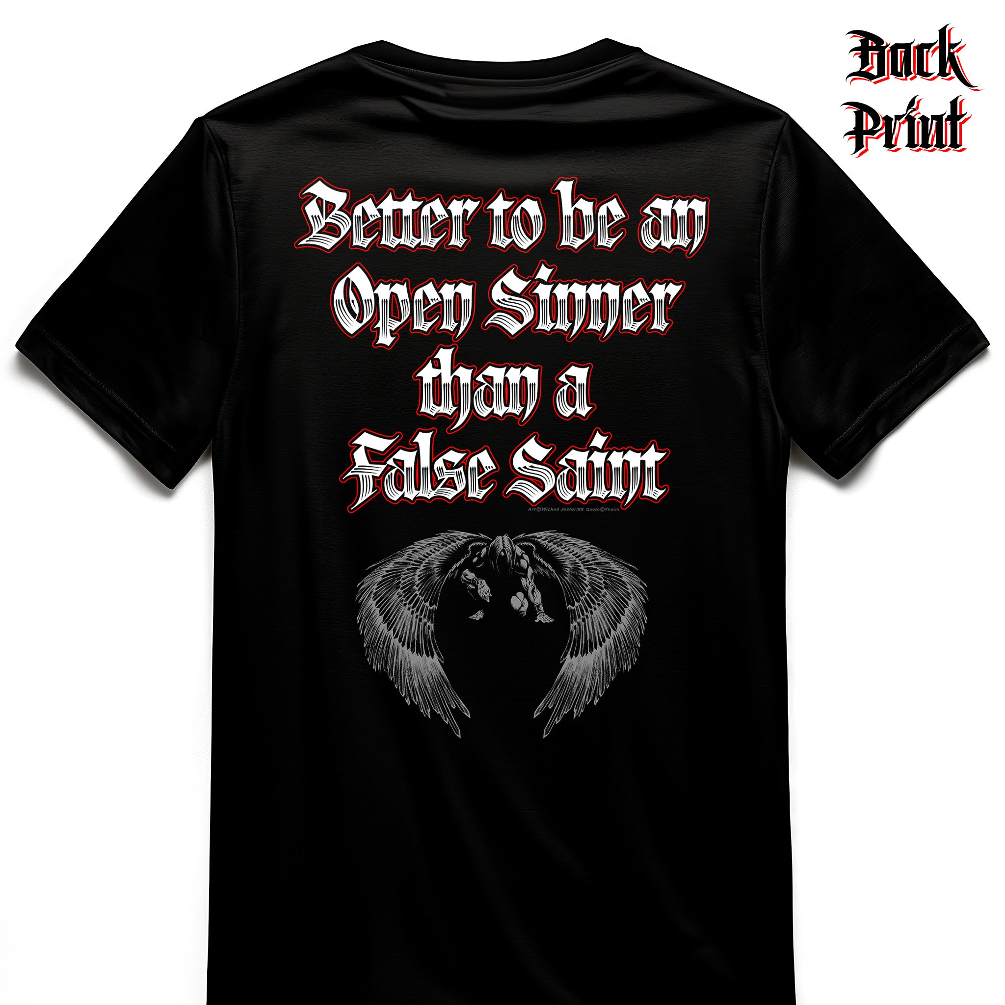 "False Saint" Wicked Jester Premium T-shirt