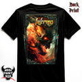 "Flaming Gothic Skull" Infernus Premium Horror T-shirt