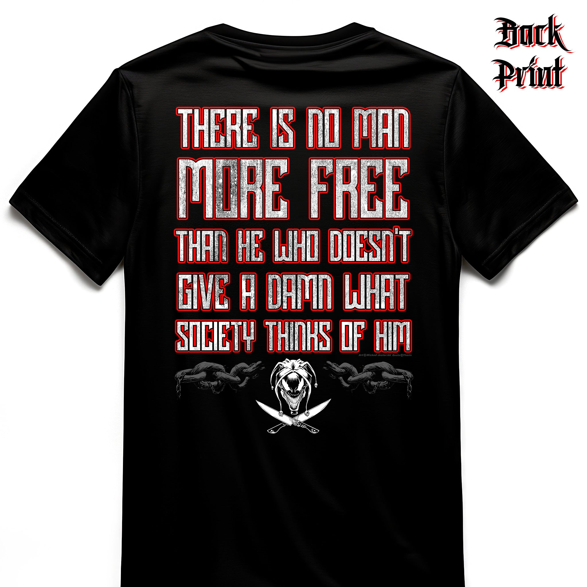 "Free Man" Wicked Jester Premium T-shirt