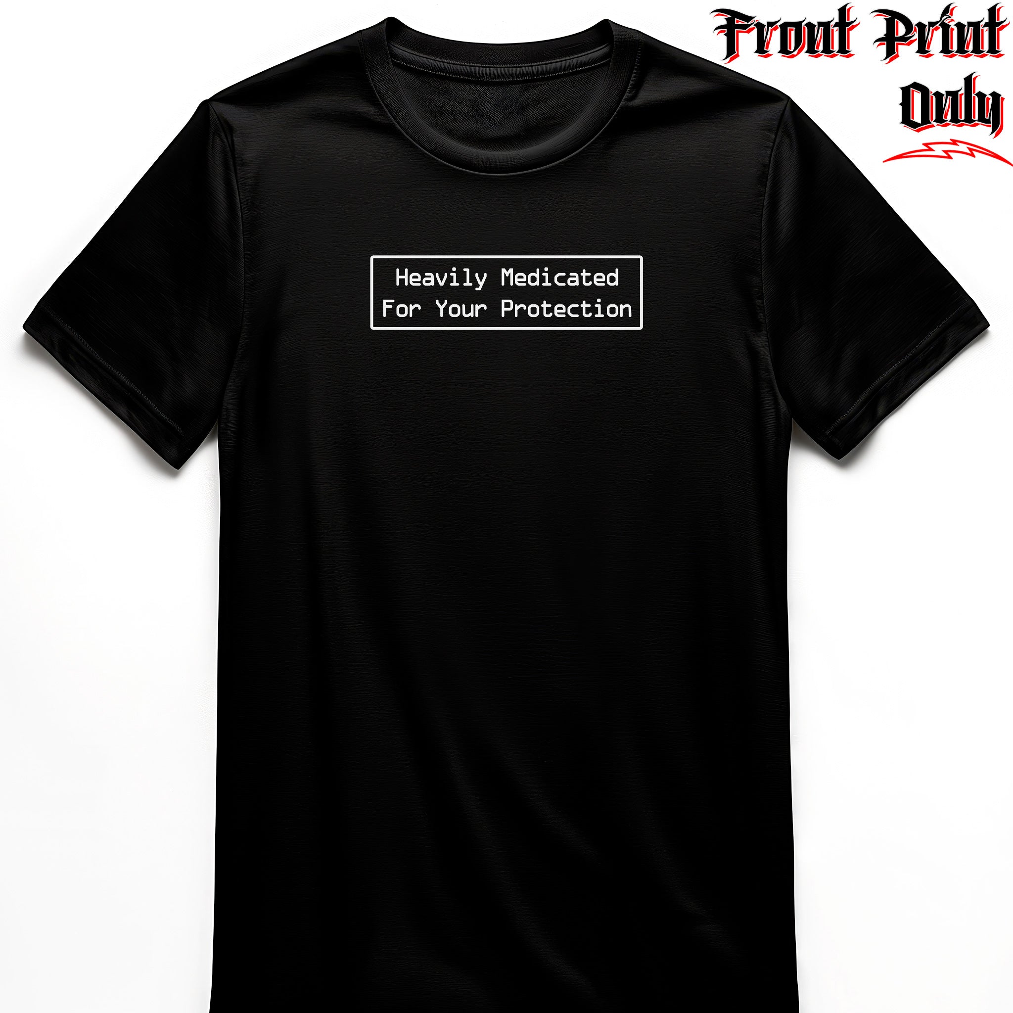 "Heavily Medicated" Word Tee