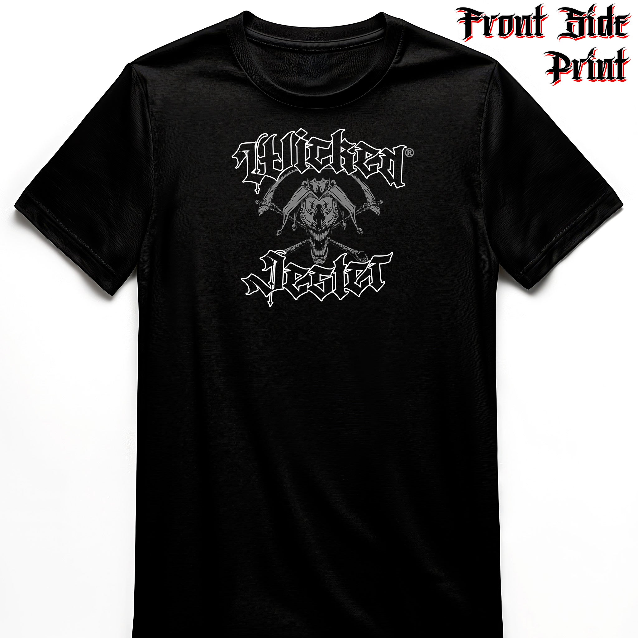 "Idle Threats" Wicked Jester Premium T-shirt