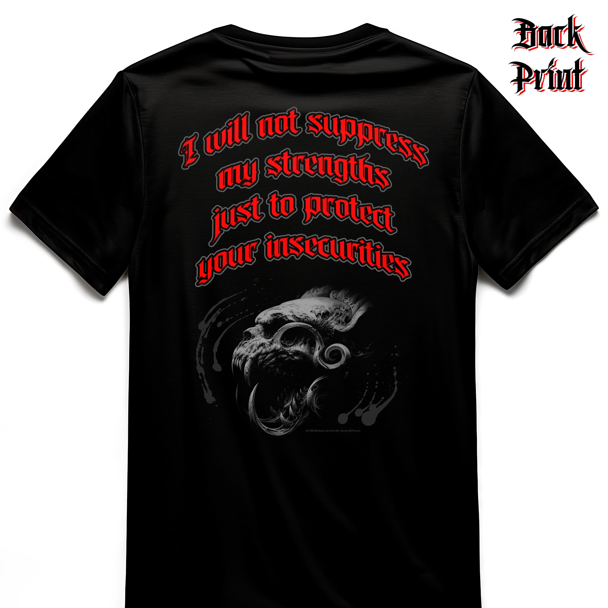 "Insecurities" Wicked Jester Premium T-shirt
