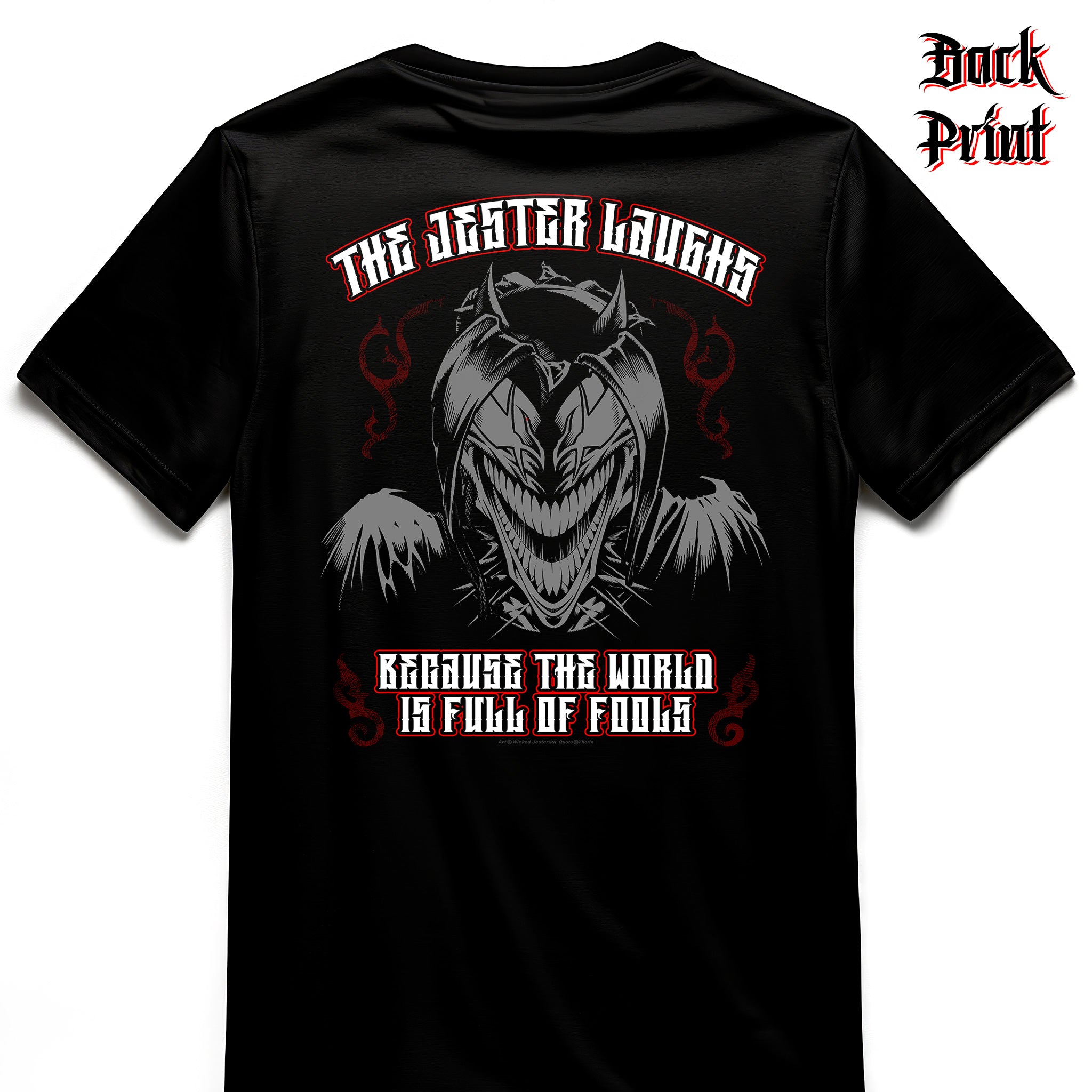 "Jester Laughs" Wicked Jester Premium T-shirt
