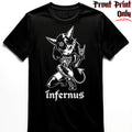 "A Little Evil" FRONT-sided Infernus Premium Horror T-shirt