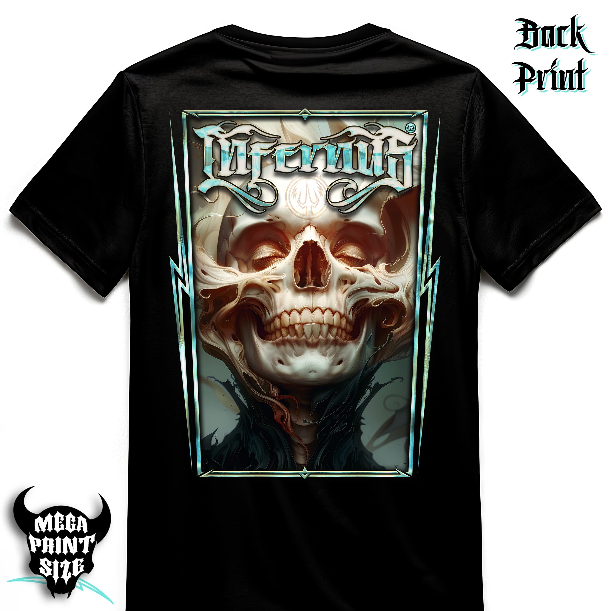 "Laughing At Death" Infernus Premium Horror T-shirt
