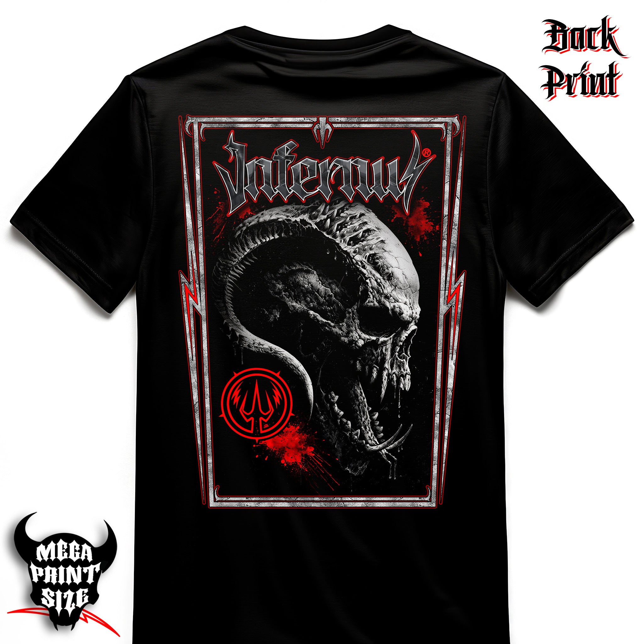 "Monster Skull" Infernus Premium Horror T-shirt