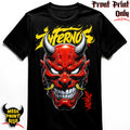 "Oni" FRONT-sided Infernus Premium Horror T-shirt