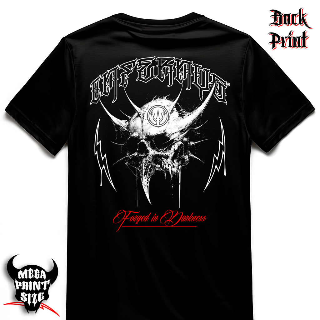 "2 Headed Skull" Infernus Premium Horror T-shirt