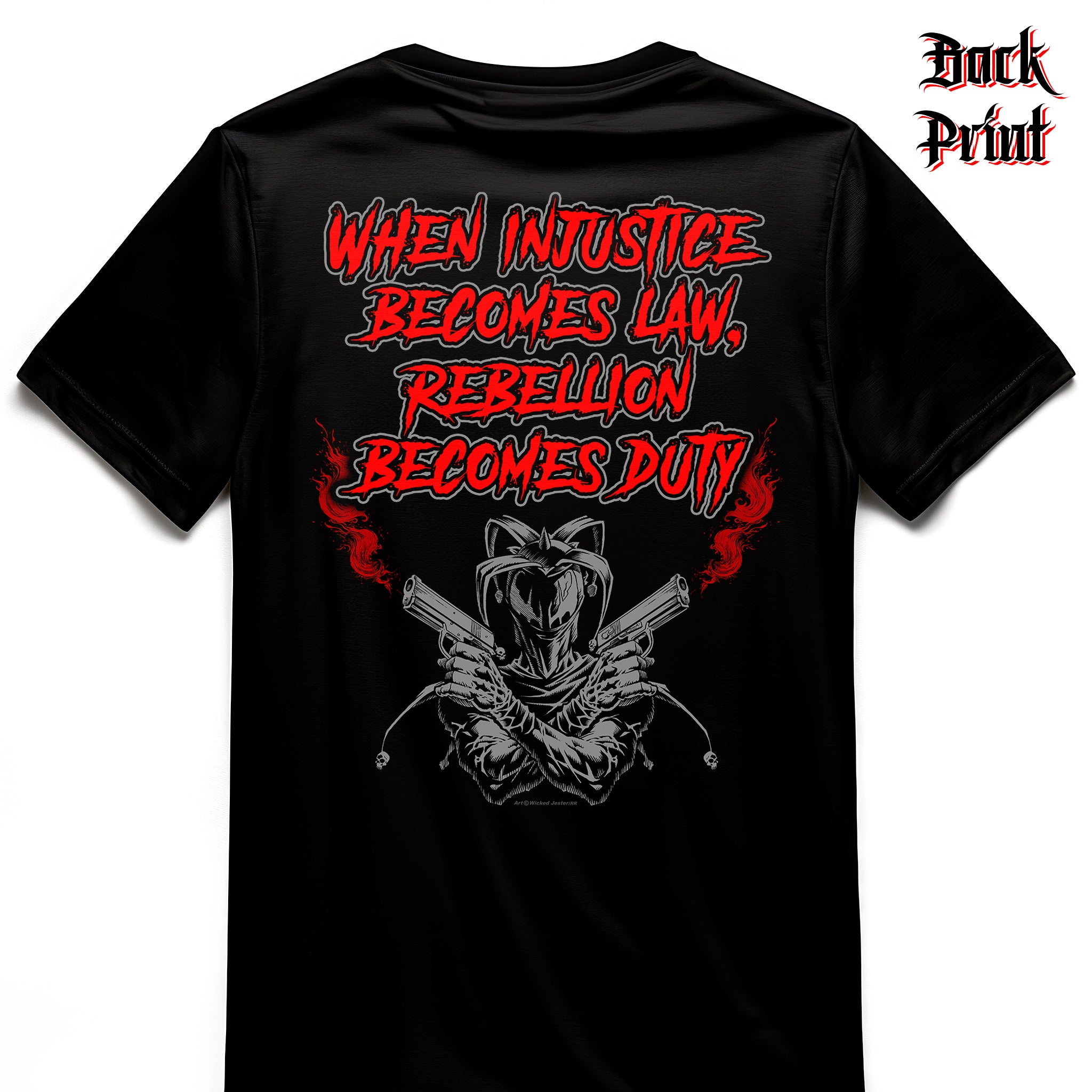 "Vigilante Jester" Wicked Jester Premium T-shirt