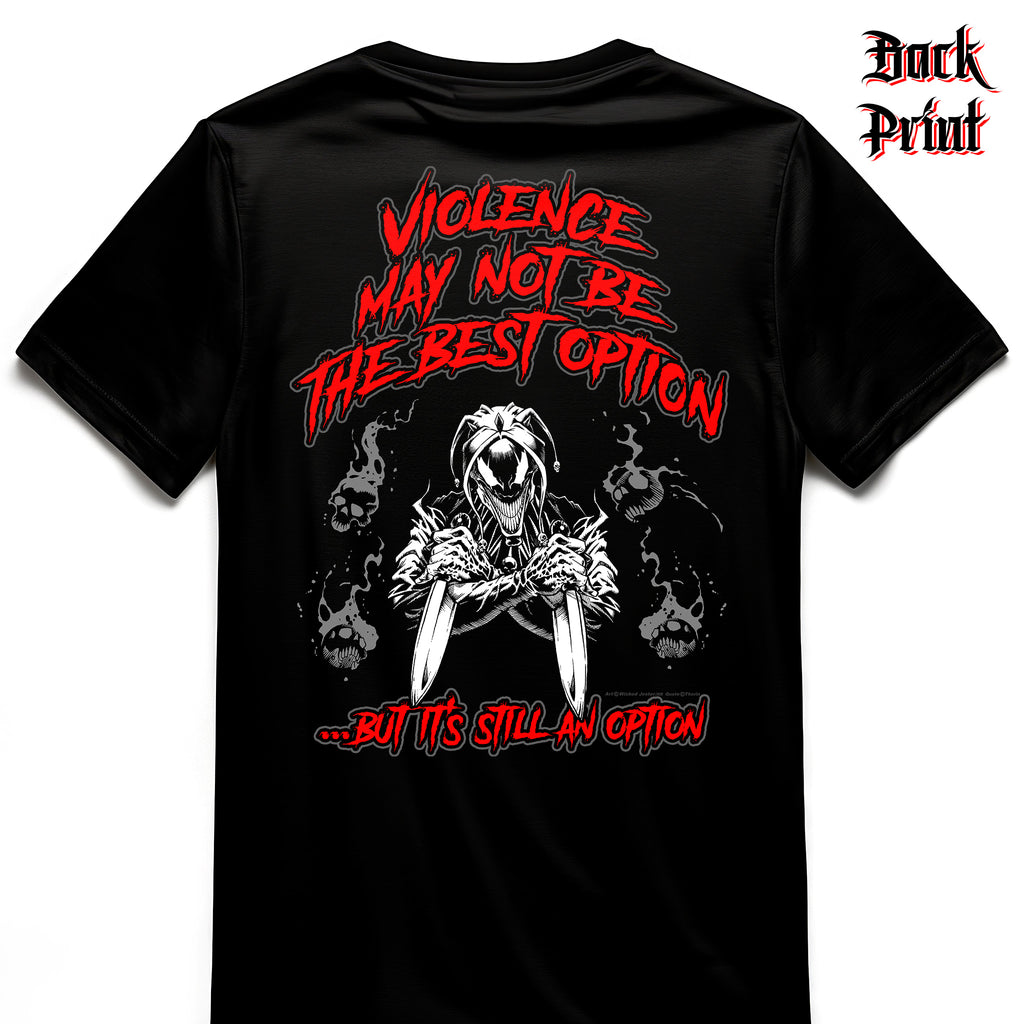 "Violence" Wicked Jester Premium T-shirt