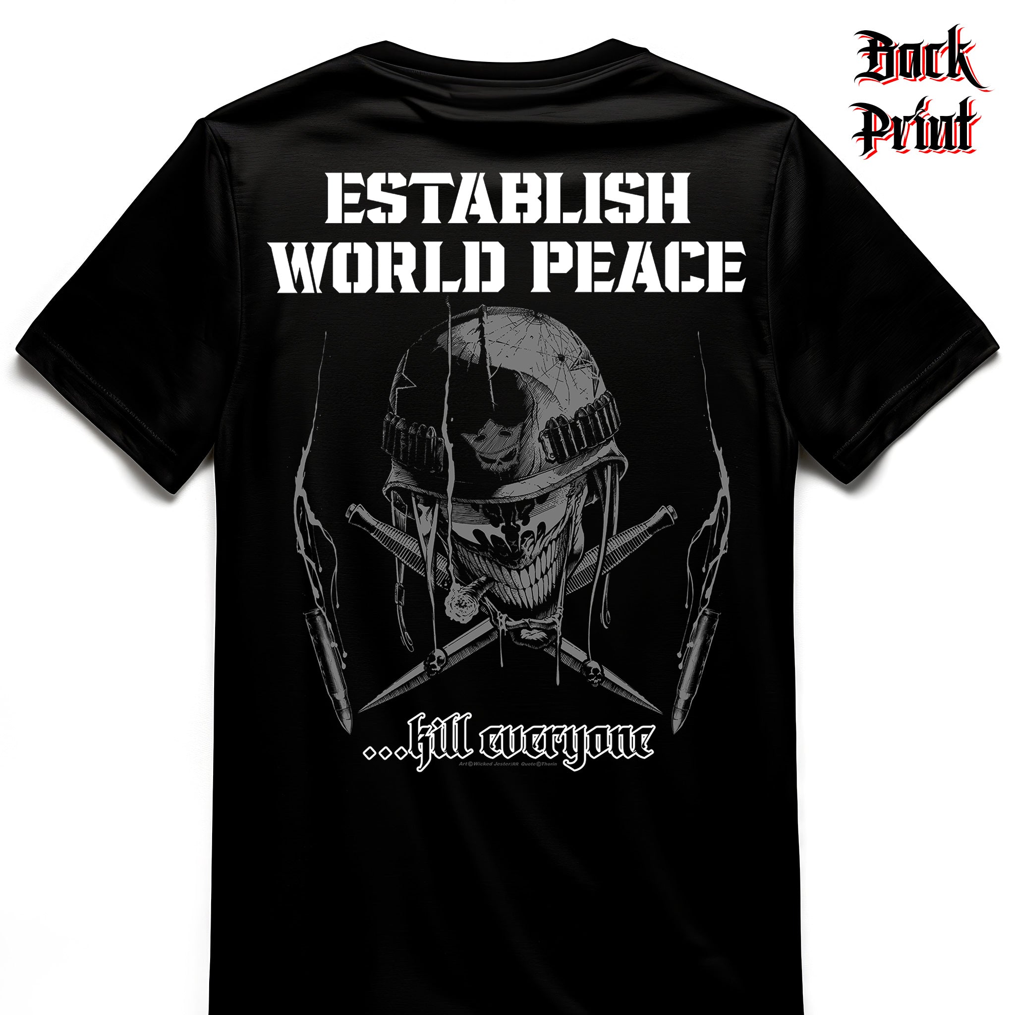 "World Peace" Wicked Jester Premium T-shirt