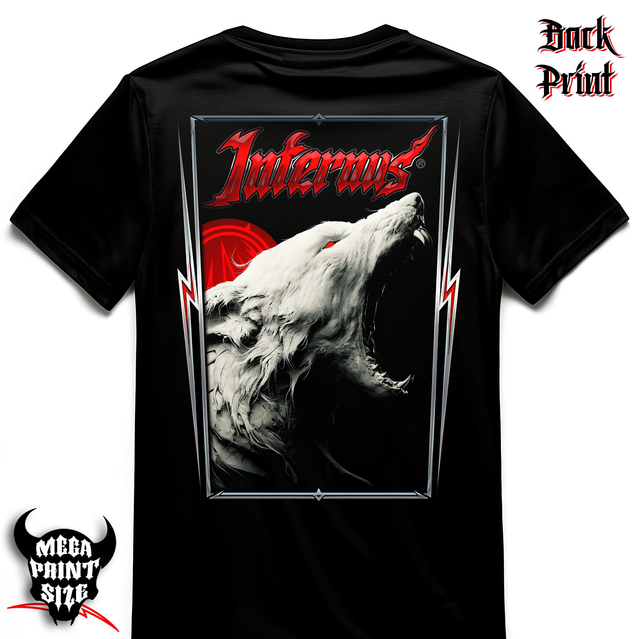 "White Wolf" Infernus Premium Horror T-shirt