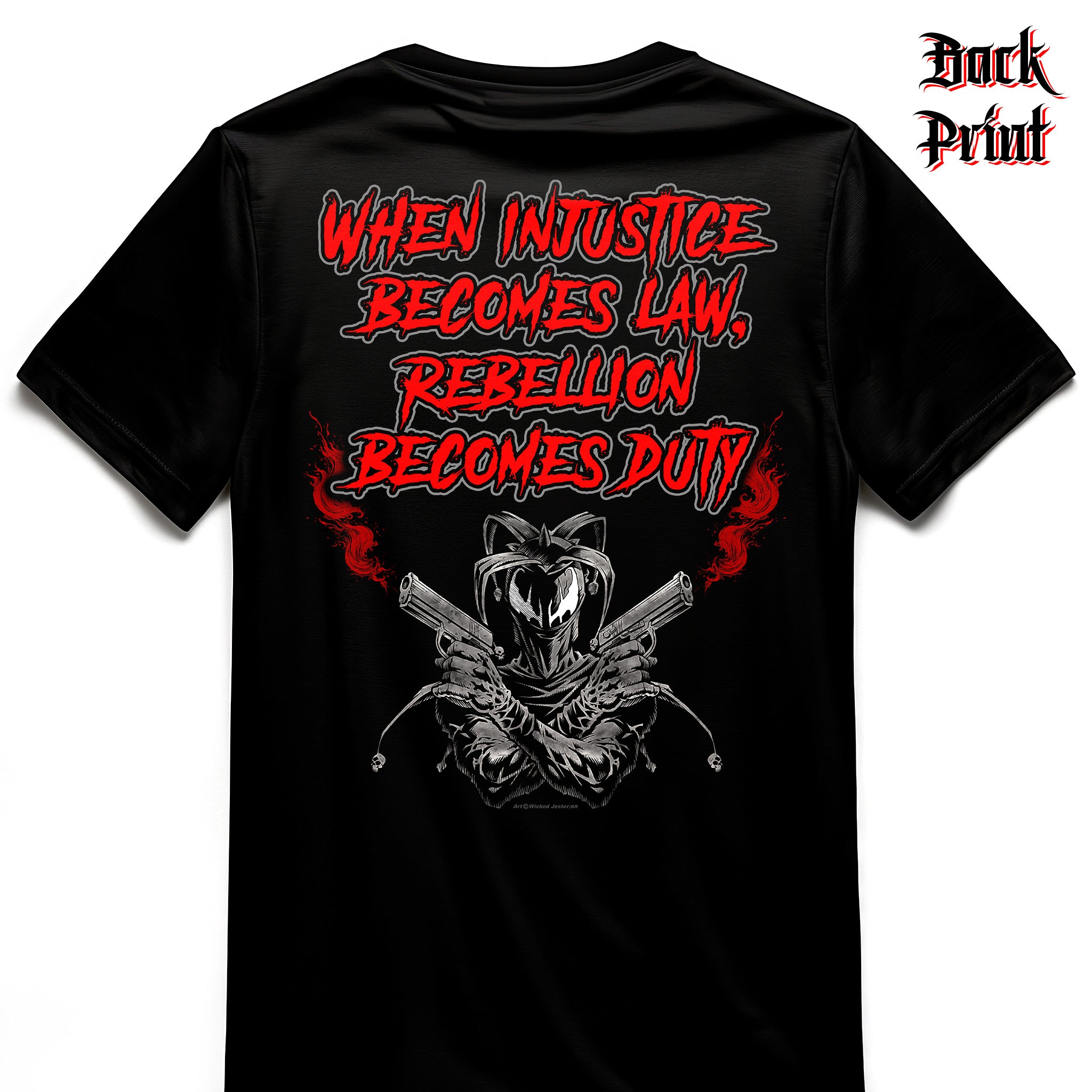 "Vigilante Jester" Wicked Jester Premium T-shirt