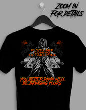 Load image into Gallery viewer, &quot;Bring Your Guns&quot; Wicked Jester Tee Shirt
