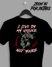 Load image into Gallery viewer, &quot;My Values&quot; Wicked Jester Tee Shirt
